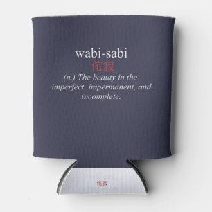 Wabi-Sabi Zen Shirt Buddhist Aesthetic Can Cooler