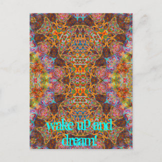 wachen Sie auf und träumen Sie Postcard