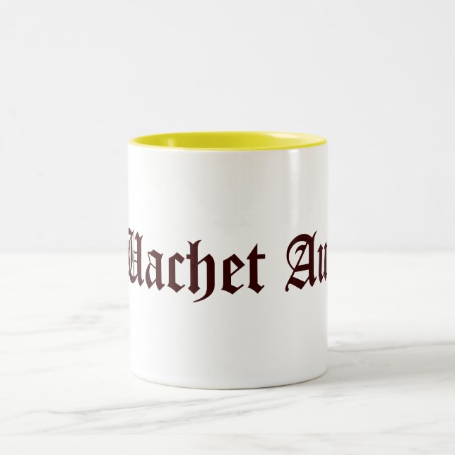 Wachet Auf! Two-Tone Coffee Mug (Center)