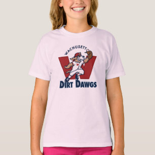 Wachusett Dirt Dawgs Collegiate Baseball Team Logo T-Shirt