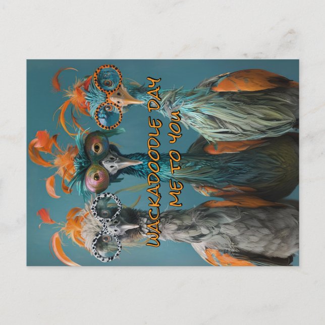 Wackadoodle Day From Me to You  Postcard (Front)