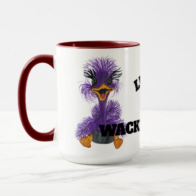 Wackadoodle Mug Red (Left)