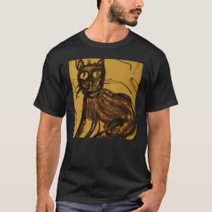 Wacky cat artwork kitten pun 1 T-Shirt