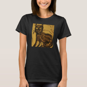Wacky cat artwork kitten pun T-Shirt