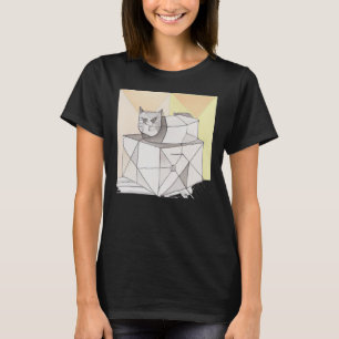 Wacky cat artwork kitten pun T-Shirt