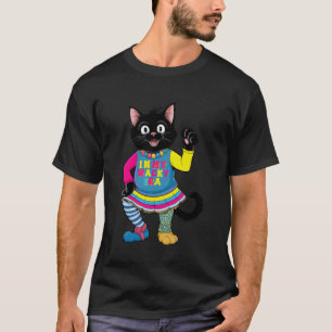 Wacky Clothes funny cat For Mismatch Day T-Shirt
