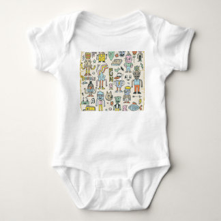 Wacky Doodles: Vintage Character Set Baby Bodysuit