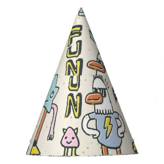 Wacky Doodles: Vintage Character Set Party Hat