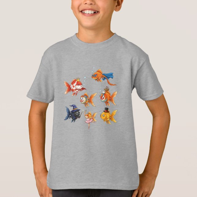 Wacky Goldfish Tugboat T-Shirt (Front)
