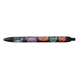Wacky monster  black ink pen