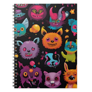 Wacky monster notebook