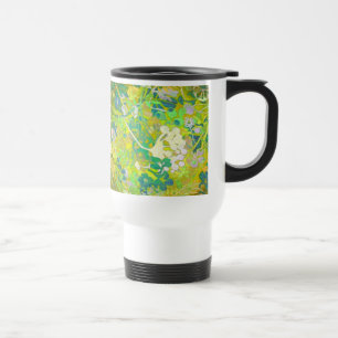 Wacky Retro Floral 2 Travel Mug