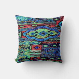 Wacky Retro Print Cushion