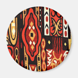 Wacky Retro Print Magnet
