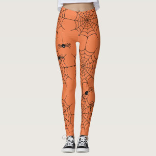 Wacky Spiders Halloween Leggings