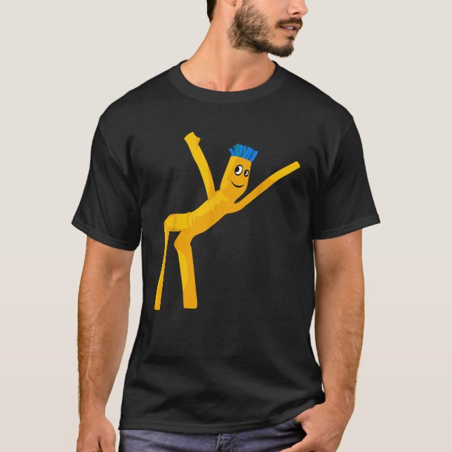 Wacky Wavy Inflatable Tubeman Dancer Apparel Item T-Shirt (Front)