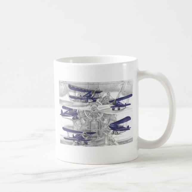 Waco Biplane Coffee Mug (Right)