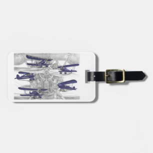 Waco Biplane Luggage Tag