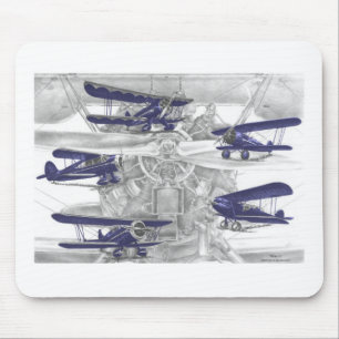 Waco Biplane Mouse Mat