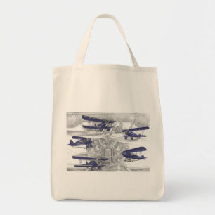 Waco Biplane Tote Bag