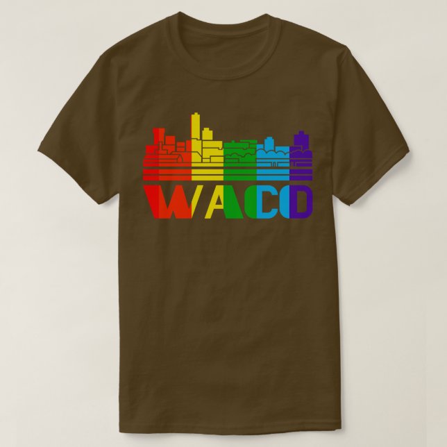 Waco Pride  Waco LGBT Gift LGBTQ Supporter Tee Pri (Design Front)