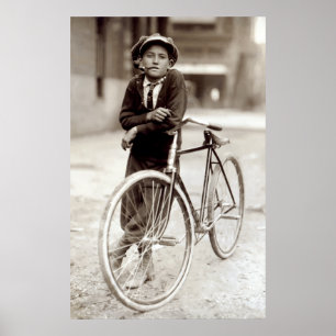 WACO TEXAS MESSENGER BOY 1913 POSTER