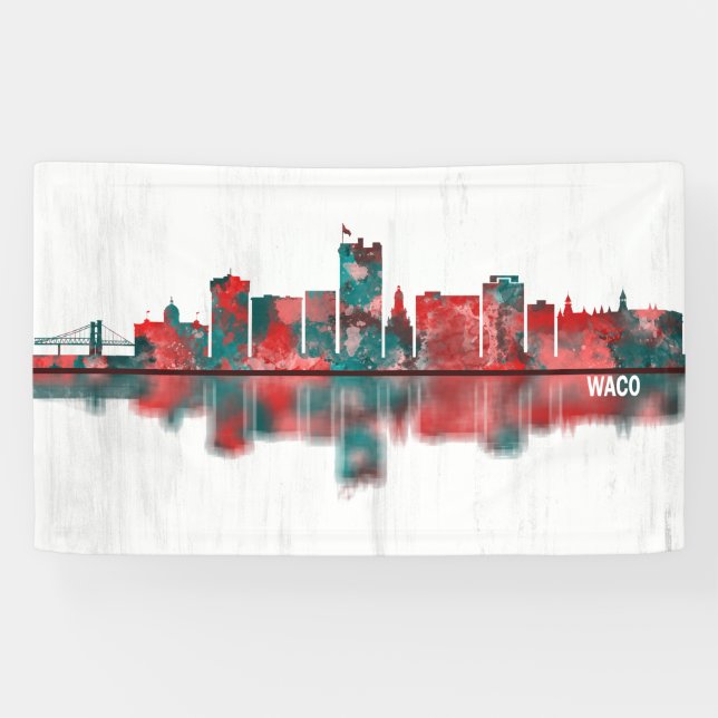 Waco Texas Skyline Banner (Horizontal)