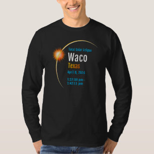 Waco Texas Tx Total Solar Eclipse 2024 1 T-Shirt