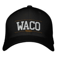 Waco Texas USA Embroidered Hats