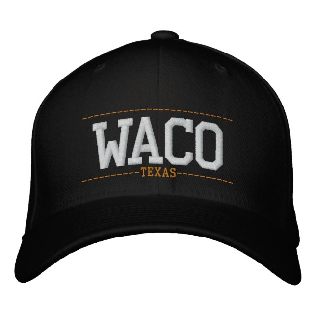 Waco Texas USA Embroidered Hats (Front)
