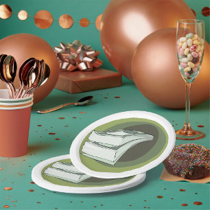 Wad Of Money Paper Plates