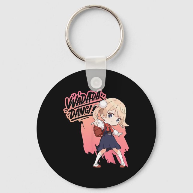 Wadada Dang Shigure Ui Loli Dance Dancing Anime Gi Key Ring (Front)