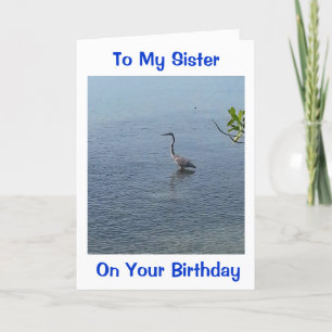 WADDING TO SEND MY SIS THIS BIRTHDAY WISH CARD