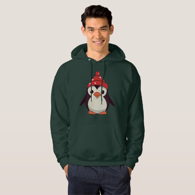 Waddle Claus Hoodie (Front Full)