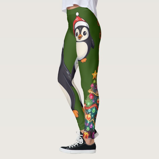 Waddle Claus Leggings (Left)