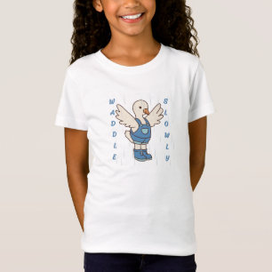 Waddle Slowly Cute Duck T-Shirt