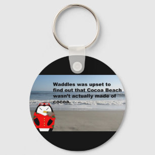 Waddles at Cocoa Beach Key Ring