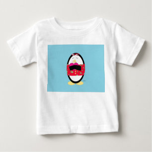 Waddles Shares the Love Baby T-Shirt