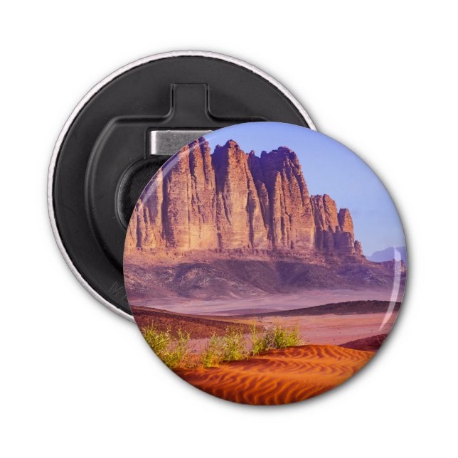 Wadi Rum desert in Jordan, Holiday  Bottle Opener (Front)