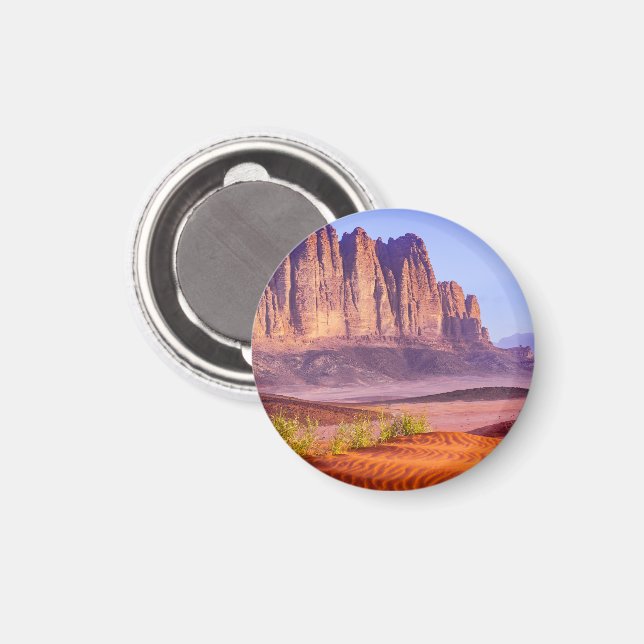 Wadi Rum desert in Jordan, Holiday  Magnet (Front/Back)