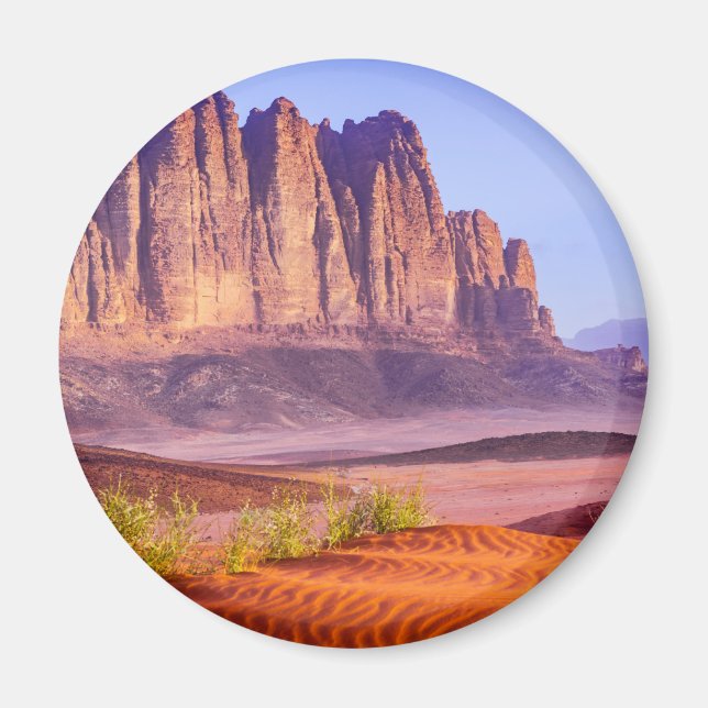 Wadi Rum desert in Jordan, Holiday  Magnet (Front)