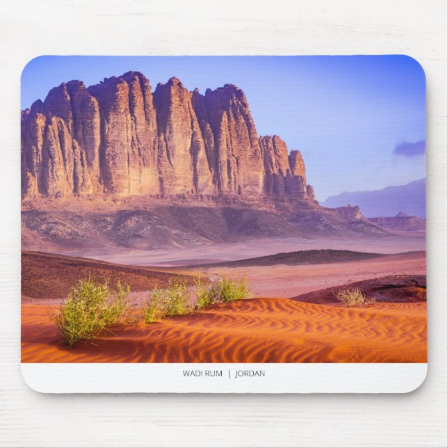 Wadi Rum desert in Jordan, Holiday  Mouse Mat (Front)