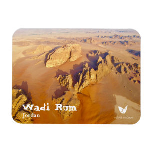 Wadi Rum desert in Jordan magnet by Velvet Escape