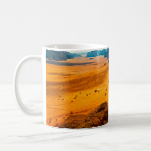 Wadi Rum desert, Jordandesert,wadi,rum,jordan,art, Coffee Mug