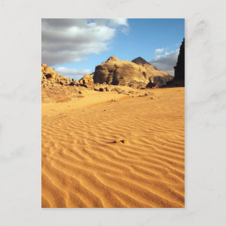 Wadi Rum desert postcard