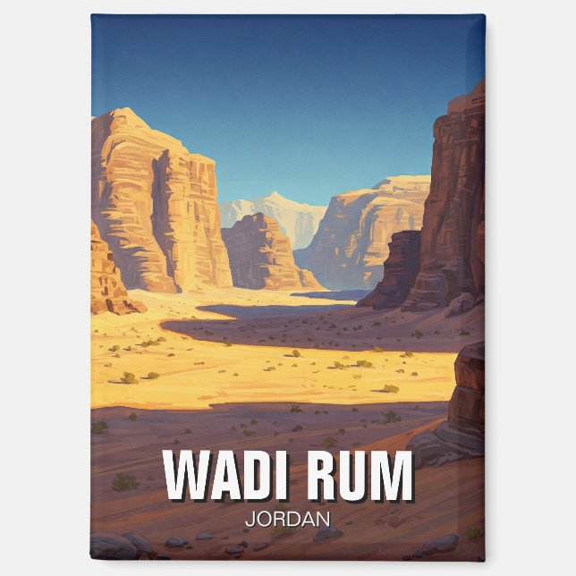 Wadi Rum Travel Magnet (Front)