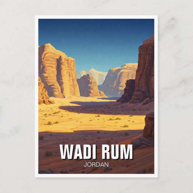 Wadi Rum Travel Postcard (Front)