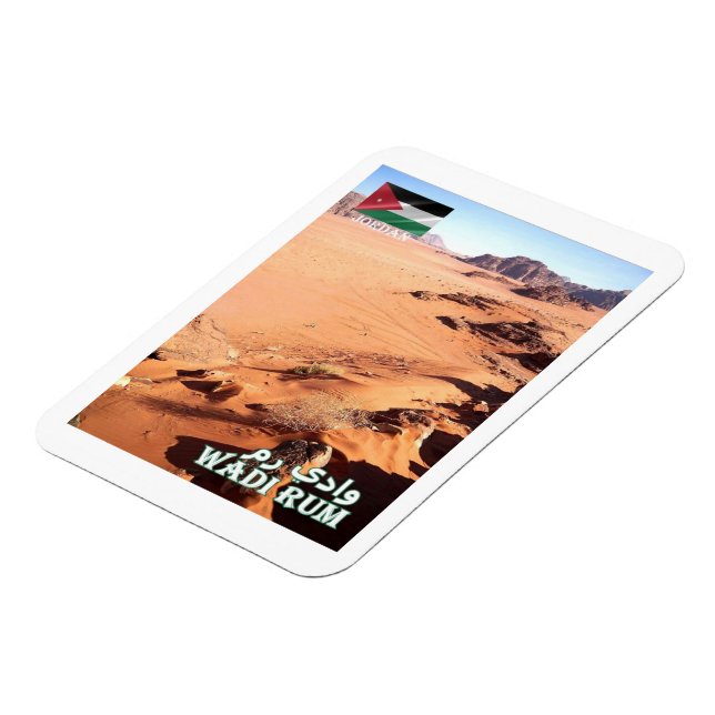 Wadi Rum - Valley of the Moon - Jordan - Magnet (Left Side)