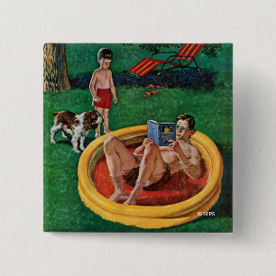 Wading Pool 15 Cm Square Badge
