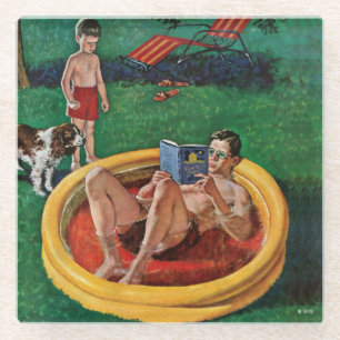 Wading Pool Glass Coaster
